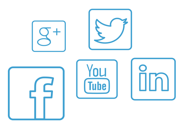 Social media logo's